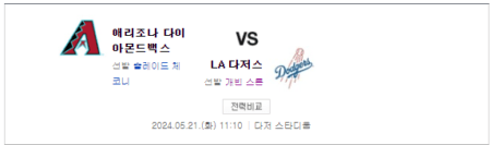 오타니 LA 다저스 애리조나 중계 MLB 실시간 생중계 채널 스포티비 애플티비