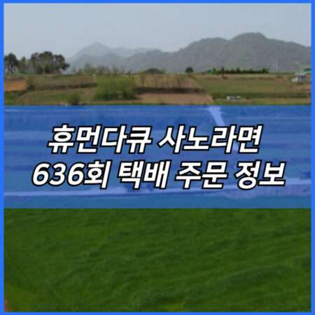 휴먼다큐 사노라면 돌나물