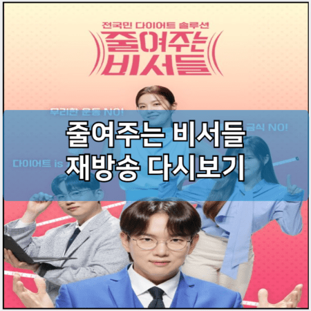 줄여주는 비서들 모바일 재방송 다시보기