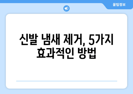 신발 냄새 제거 완벽 가이드| 5가지 효과적인 방법과 추가 팁 | 신발 냄새, 악취 제거, 탈취