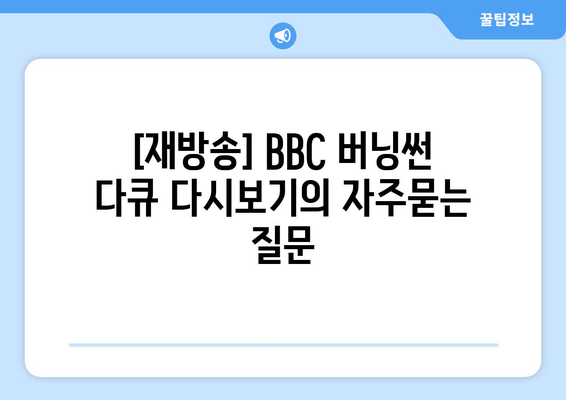 [재방송] BBC 버닝썬 다큐 다시보기