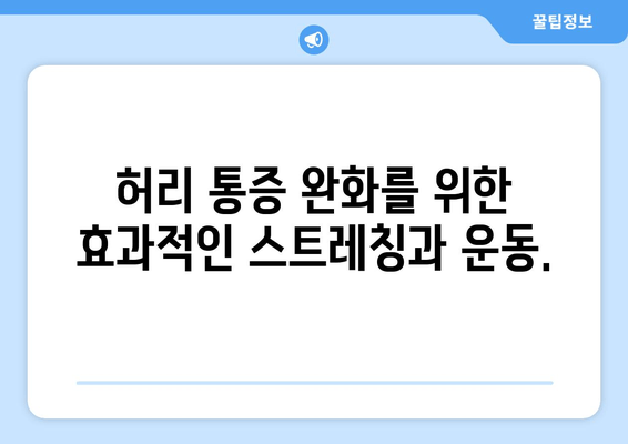 허리 통증, 자세 교정부터 재활까지| 완벽 가이드 | 허리 통증, 자세, 재활, 운동, 스트레칭, 예방