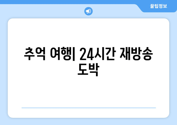 추억 여행| 24시간 재방송 도박