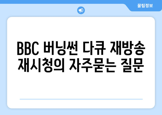 BBC 버닝썬 다큐 재방송 재시청