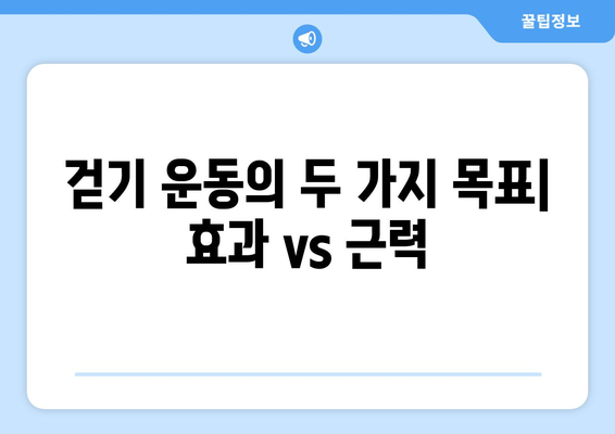 효과적인 걷기 vs 근력 향상 걷기| 당신에게 맞는 걷기는? | 걷기 운동, 효과 비교, 운동 루틴, 근력 강화