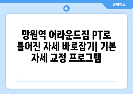 망원역 어라운드짐 PT로 틀어진 자세 바로잡기| 기본 자세 교정 프로그램 | 망원역, 어라운드짐, PT, 자세 교정, 운동