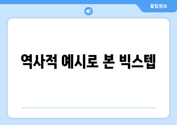 역사적 예시로 본 빅스텝