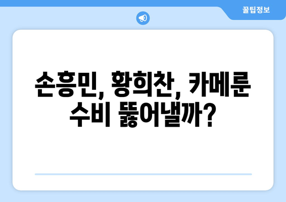 대한민국 vs 카메룬, 국가 대표팀의 승부를 향한 열전! | 실시간 중계 & 하이라이트 영상