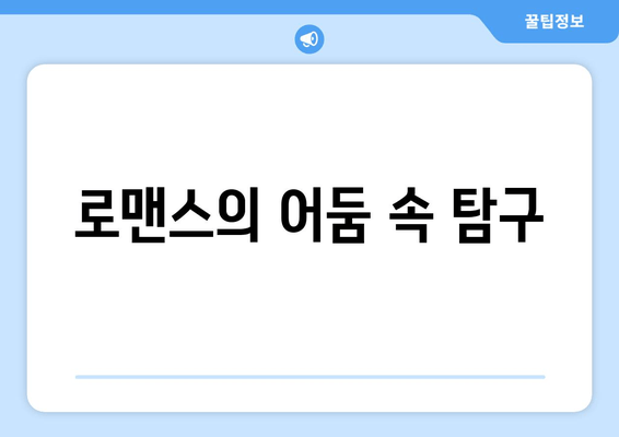 로맨스의 어둠 속 탐구