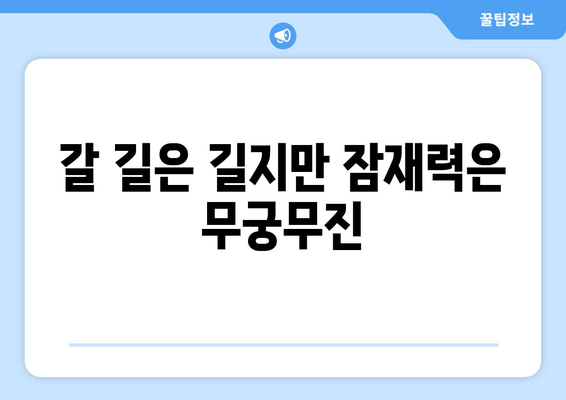 갈 길은 길지만 잠재력은 무궁무진