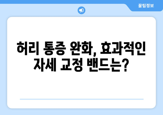 자세 교정 밴드, 후회 없이 선택하는 5가지 기준 | 자세 교정, 척추 건강, 허리 통증, 밴드 추천