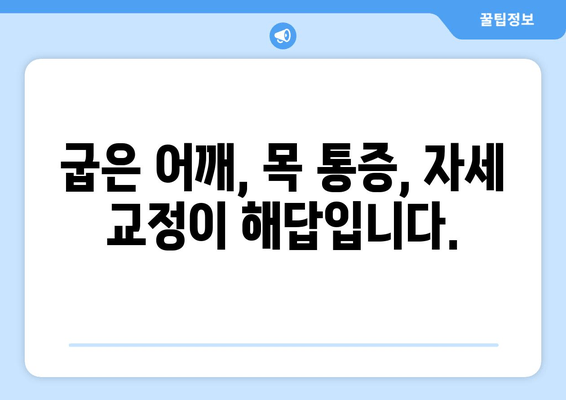 자세 교정, 이제는 전문가에게 맡겨보세요! | 도수 치료, 교정 센터, 홈 케어 추천 가이드