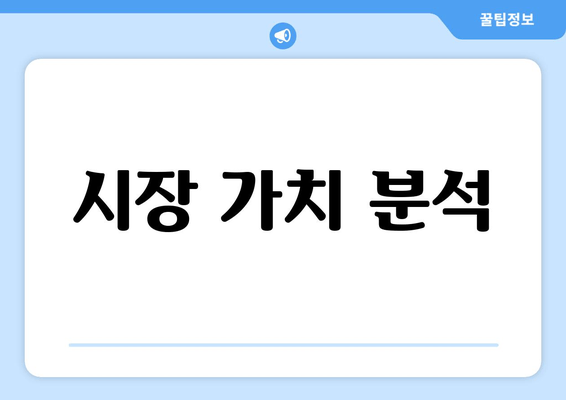 시장 가치 분석