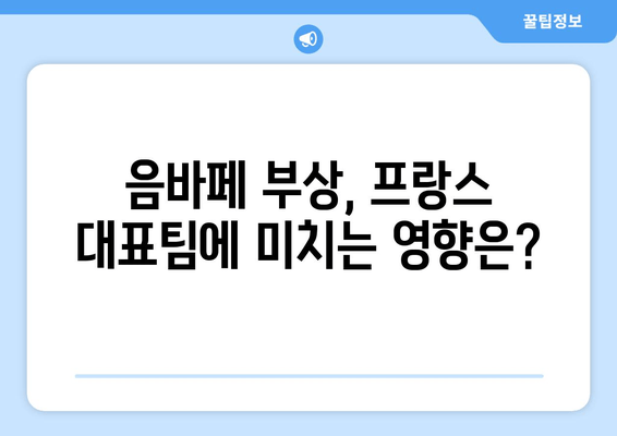 음바페 골절, 유로대회 복귀 가능성은? | 부상 정도, 재활 기간, 전문가 분석