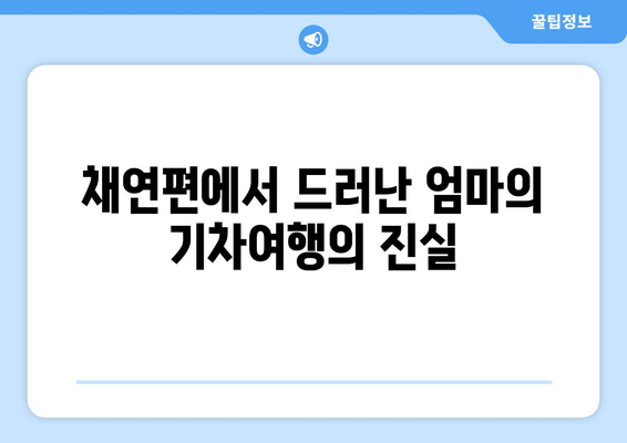 채연편에서 드러난 엄마의 기차여행의 진실