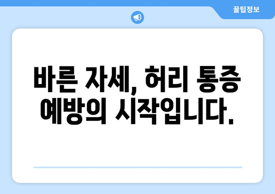 허리 통증, 자세 교정부터 재활까지| 완벽 가이드 | 허리 통증, 자세, 재활, 운동, 스트레칭, 예방