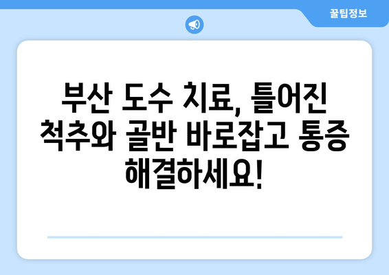 틀어진 척추와 골반, 부산 도수 치료로 바로잡기| 통증 해결 및 자세 개선 | 부산 도수 치료, 척추 교정, 골반 교정, 통증 완화