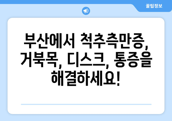 부산 도수치료, 잘못된 자세 & 척추 교정 전문 | 척추측만증, 거북목, 디스크, 통증 해결
