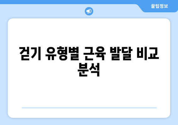 걷기 유형별 근육 발달 가이드| 어떤 걷기가 당신의 목표에 최적일까? | 근육 성장, 걷기 운동, 운동 루틴