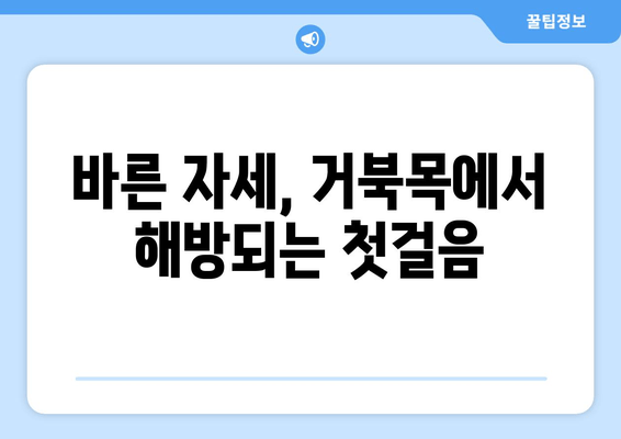 양재역 거북목 자세 교정 전문가에게 배우는 3가지 해결 솔루션 | 거북목, 목 통증, 자세 교정, 양재역