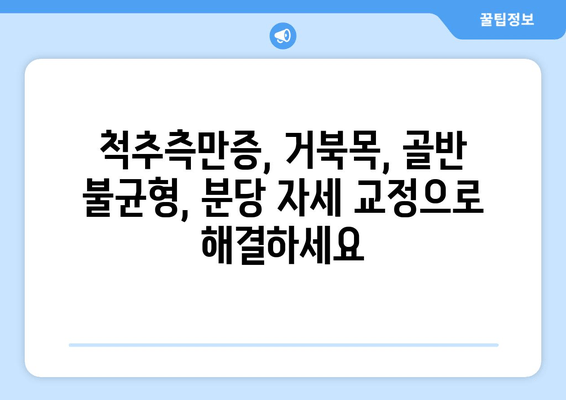 분당 자세 교정| 몸의 불균형 해결, 나에게 맞는 전문가 찾기 | 자세 교정, 분당, 척추측만증, 거북목, 골반 불균형, 통증 해소