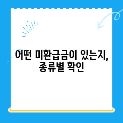 정부 미환급금 통합 신청, 놓치지 말고 챙기세요! | 미환급금 조회, 신청 방법, 주의 사항