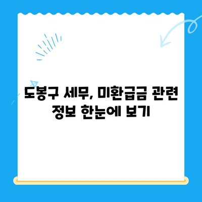 도봉구 지방세 미환급금 정리 기간 안내| 확인 방법 및 신청 절차 | 지방세 환급, 미환급금 조회, 도봉구 세무