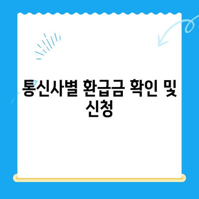 통신비 환급금, 내 돈 찾아줄까? | 미환급금 조회 방법 & 확인 가이드
