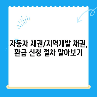 자동차 채권, 지역개발 채권 미환급금 찾는 방법| 조회부터 환급까지 완벽 가이드 | 미환급금, 조회, 환급, 자동차 채권, 지역개발 채권