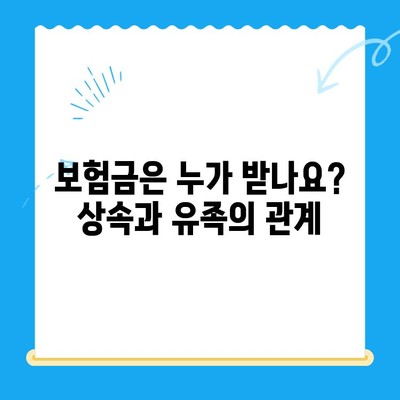 계약자 사망 시 보험 미환급금, 어떻게 찾을까요? | 보험금 청구, 상속, 유족