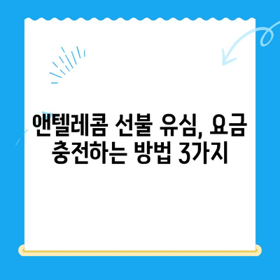 편의점에서 앤텔레콤 선불 유심 개통하고 바로 사용하기| 개통부터 요금 충전까지 완벽 가이드 | 앤텔레콤, 선불 유심, 편의점 개통, 사용 방법