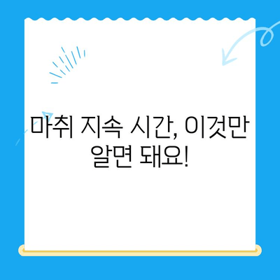 치과 치료 후 마취가 풀리지 않는 이유는? | 마취 지속 시간, 부작용, 주의 사항, 해결 방법