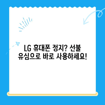 LG 휴대폰 정지 후 선불 유심 개통 완벽 가이드 | 선불 유심 추천, 개통 절차, 주의 사항