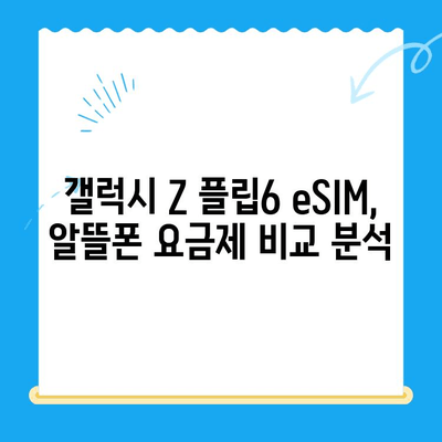 갤럭시 Z 플립6 eSIM 사용, 알뜰폰 요금제 추천 TOP 5 | eSIM, 알뜰폰, 통신비 절약, 갤럭시 Z 플립6