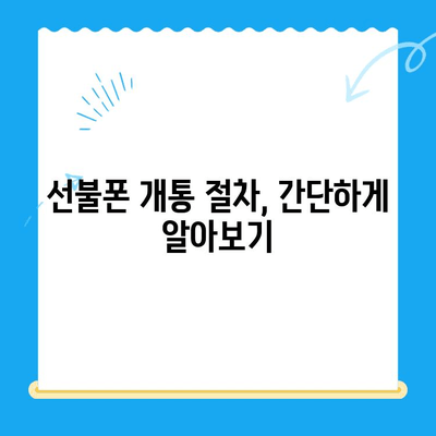 주말에도 OK! 선불폰 당일 개통 & 사용 가이드 | 선불폰 개통, 주말 개통, 당일 사용