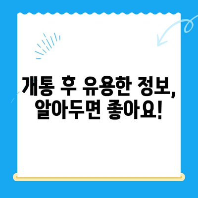 LG 선불폰 원칩 유심 개통 완벽 가이드 |  설명부터 개통까지, 쉬운 단계별 안내