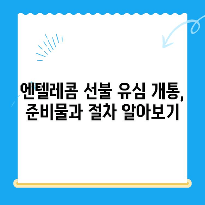 편의점에서 엔텔레콤 선불 유심 개통하고 이용하기| 간편 가이드 | 선불 유심, 개통 방법, 요금제, 충전