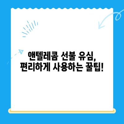 편의점에서 앤텔레콤 선불 유심 개통하고 바로 사용하기|  가이드 | 선불 유심, 개통, 사용, 앤텔레콤