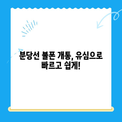 분당선 불폰 개통, 유심으로 편리하게 해결하세요! | 분당선, 불폰, 유심 개통, 꿀팁