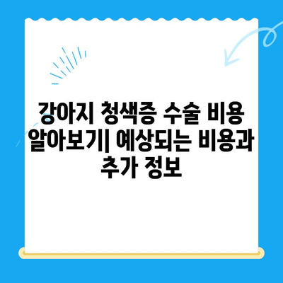 양천구 24시간 동물병원, 강아지 청색증 수술 가능한 곳 | 청색증 증상, 치료, 수술, 비용