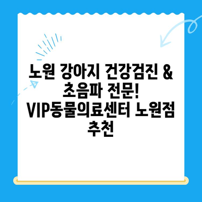 노원 강아지 건강검진 & 초음파 전문! VIP동물의료센터 노원점 추천 | 노원 동물병원, 강아지 건강검진, 초음파 검사, VIP동물의료센터