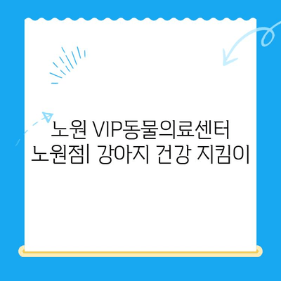 노원 VIP동물의료센터 노원점| 강아지 건강검진 & 초음파 검사 | 24시 동물병원, 건강관리, 예약 안내