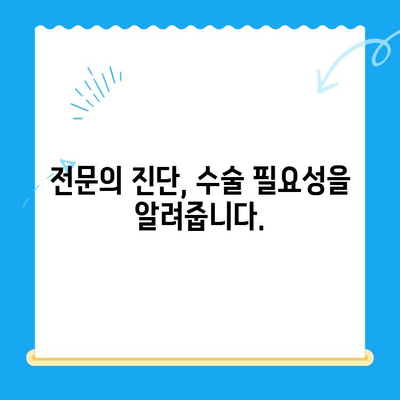 무릎 관절 수술, 언제 필요할까요? | 수술 시기 판단 기준 5가지 & 전문의 진단