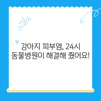 24시 동물병원 강아지 피부염 치료 후기| 효과적인 치료 경험 공유 | 강아지 피부병, 피부염 치료, 동물병원 후기