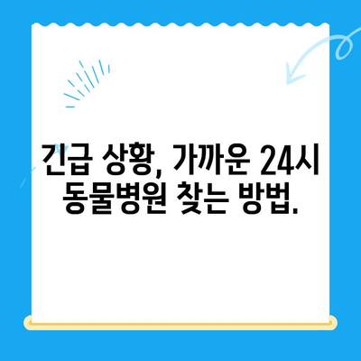 동물병원 24시| 심장이 뛴다 38.5 | 응급 상황, 증상, 대처법, 동물병원 찾기 |