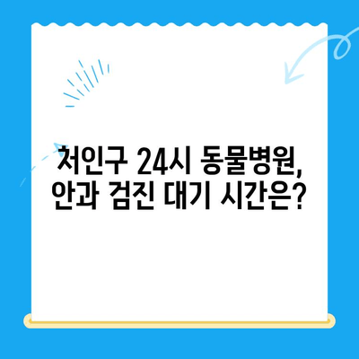 처인구 24시 동물병원 강아지 안과 검진, 대기 시간은 얼마나 걸릴까요? | 처인구, 24시 동물병원, 강아지 안과, 대기 시간, 안과 검진