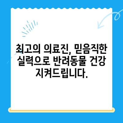 강남 동물병원 의료진 & 시설 완벽 소개 | 반려동물 건강, 최고의 선택