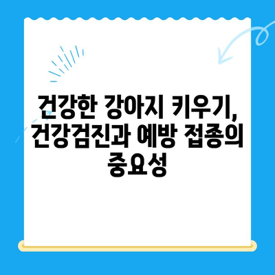 광주 얼음이 동물병원에서 강아지 건강검진 받기| 꼼꼼하게 체크해야 할 5가지 | 강아지 건강, 건강검진, 광주 동물병원, 예방 접종, 건강 관리