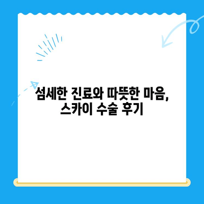 인천 24시간 동물병원 스카이 수술 후기|  반려동물과 함께한 감동 이야기 | 스카이 수술, 인천 동물병원, 24시간 진료, 후기