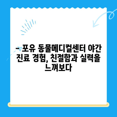 안산 24시간 동물병원, 포유 동물메디컬센터 이용 후기| 솔직한 경험 공유 | 안산 동물병원 추천, 야간 진료, 응급 진료